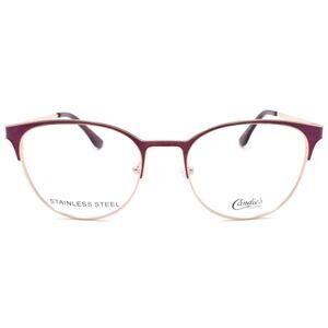 CANDIE'S CA0187 069 CAT EYE PINK PURPLE GOLD EYEGLASSES FRAME 50-18